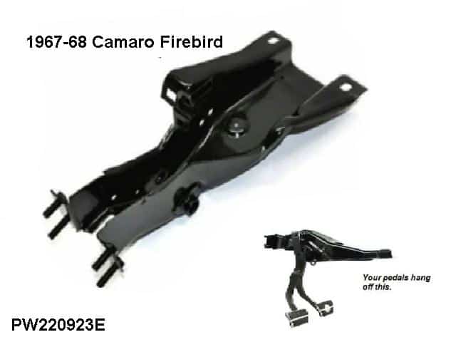 Pedal Bracket: 67-68 Camaro Firebird